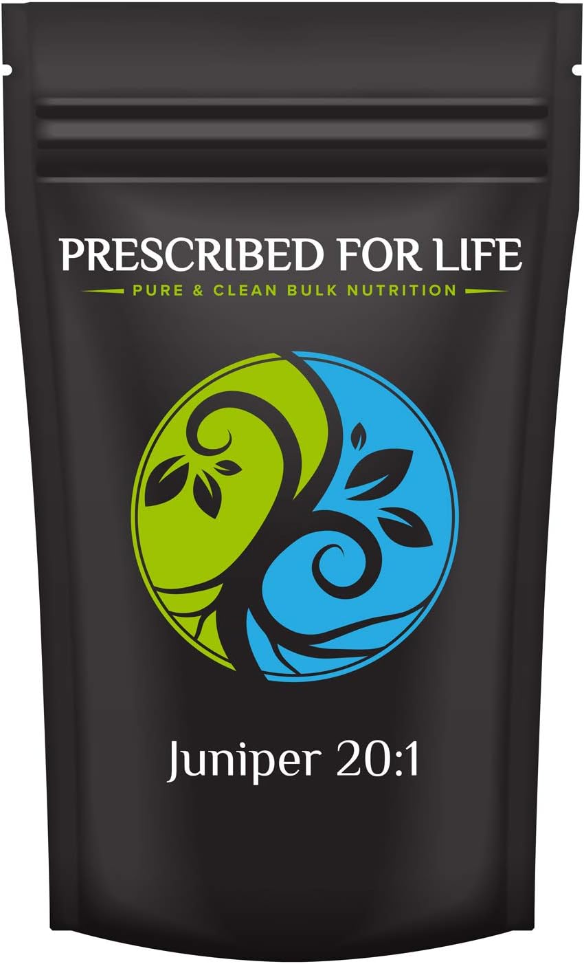 Prescribed For Life Juniper Powder 20:1 | Juniper Berries Supplement Rich in Vitamin C | Ground Juniper for Baking, Cooking and Dry Rubs | Juniperus communis (10 kg / 22 lb)