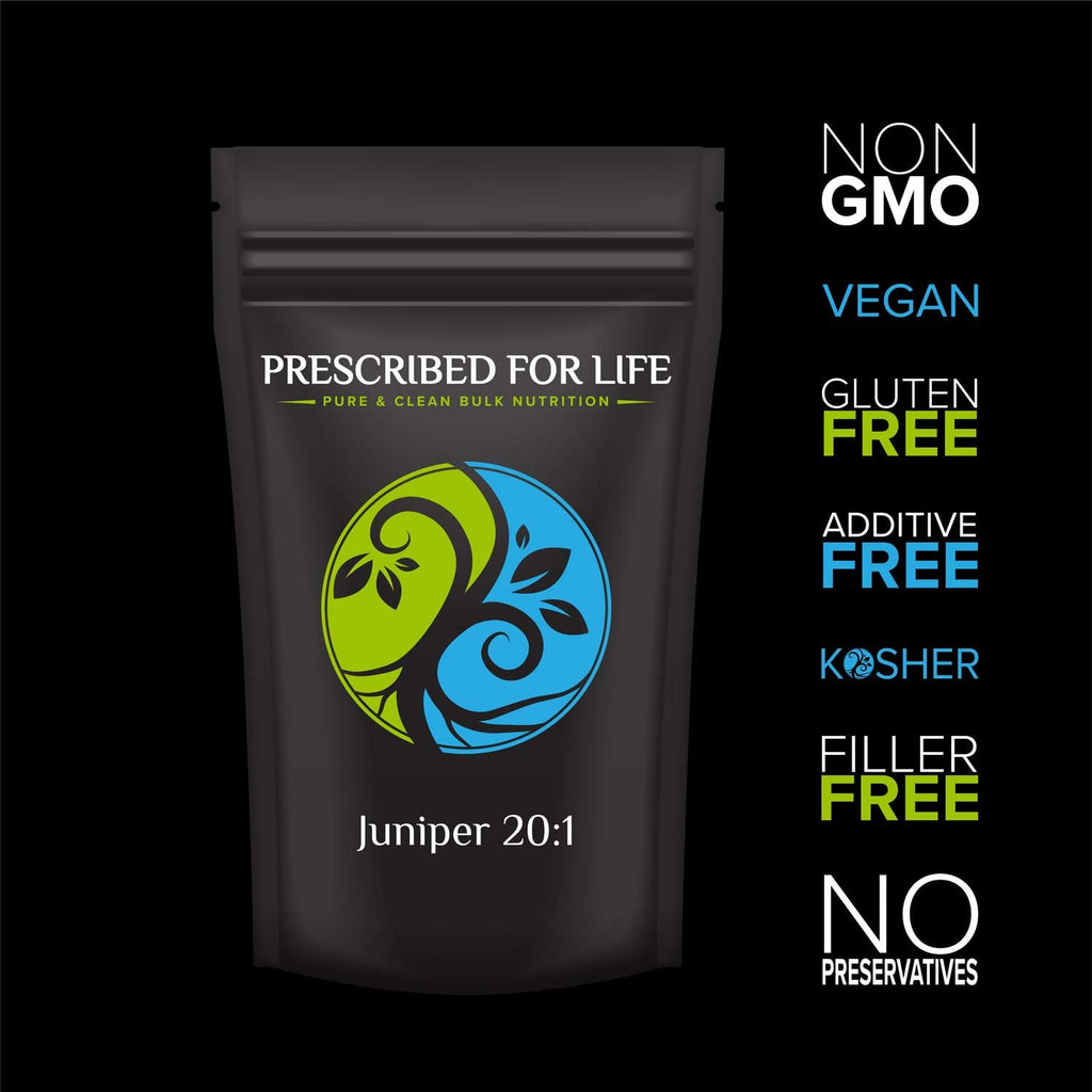 Prescribed For Life Juniper Powder 20:1 | Juniper Berries Supplement Rich in Vitamin C | Ground Juniper for Baking, Cooking and Dry Rubs | Juniperus communis (10 kg / 22 lb)